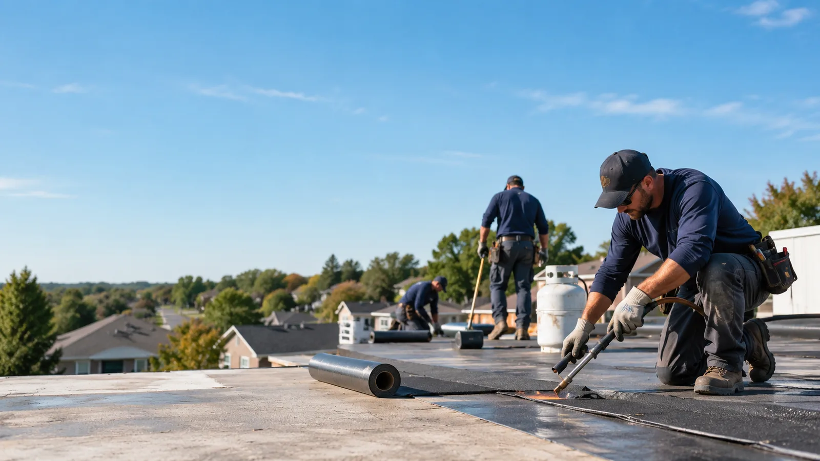 Flat Roof Leak Repair providers in Roanoke, IL